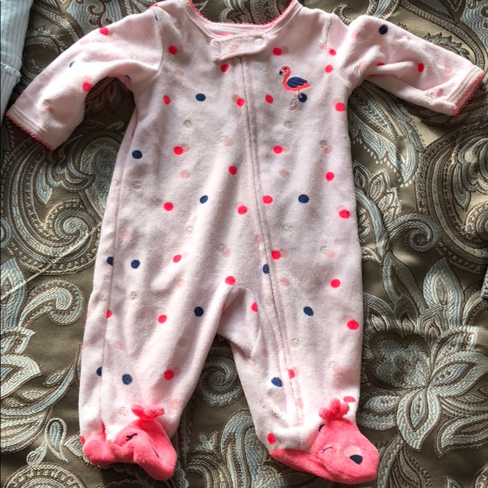 Carter’s fleece sleep and play
